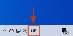 Configuración del idioma en el teclado paso 4