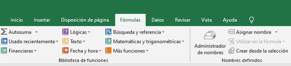 Fórmulas Excel