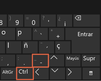 Cómo eliminar una fila en Excel con las combinaciones del teclado