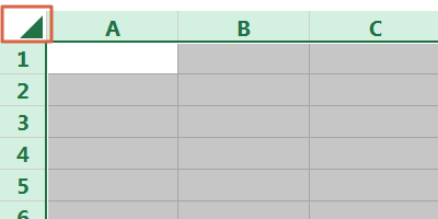 Bloquear celdas en hoja de cálculo de Excel paso 1