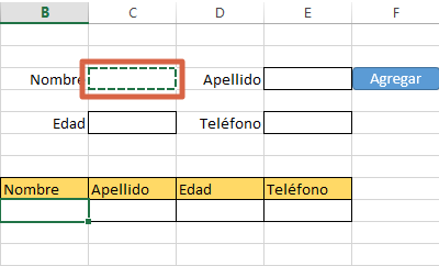 Cómo crear formularios en Excel con Macros paso 6