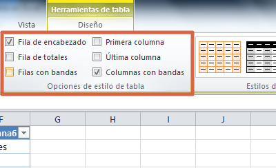 Cómo hacer una tabla en Excel paso 7