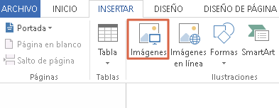 Cómo insertar una imagen en el encabezado de página en Word paso 1