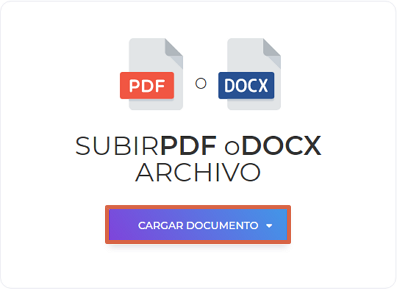 Cómo traducir archivos PDF de inglés al español con DeftPDF paso 1