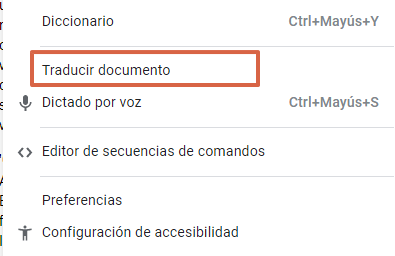 Cómo traducir archivos PDF de inglés al español con Google Docs paso 7