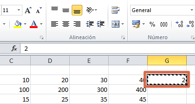 Multiplicar rango de celdas por un mismo valor con opciones de pegado en Excel paso 1